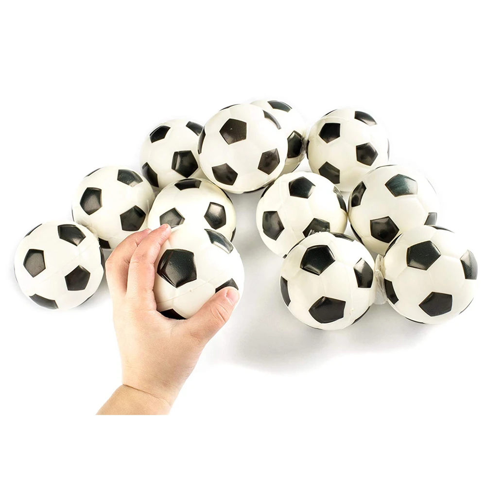 Футбольные спортивные мячи для снятия стресса, расслабляемые 2 дюйма, облегчающие стресс футбольные шарики для сжимания мягких кремов, ароматические декомпрессии