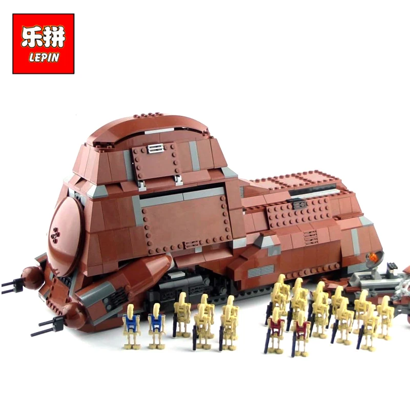 

lepin 05069 New Space Wars Trade Federation MTT 05069 Security Battle Droid Model Building Blocks Bricks Toys for children