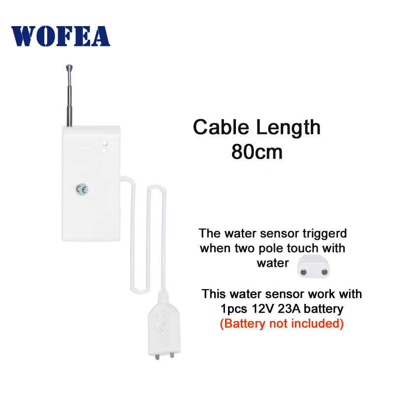 Wofea беспроводной воды детектор утечек детектор утечки воды для дома безопасности GSM сигнализация типа 1527
