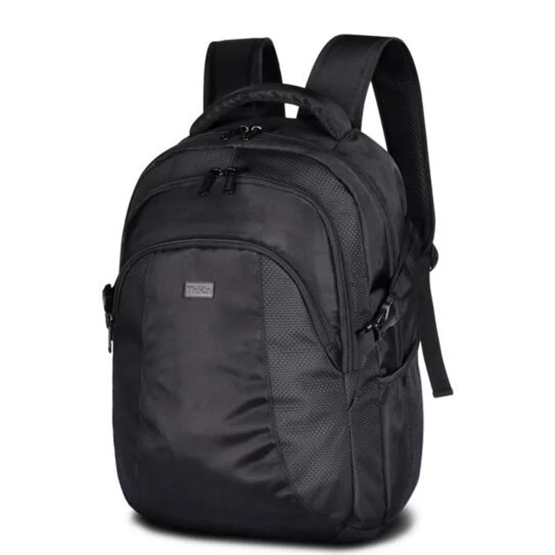 

Men Backpacks Large Capacity Laptop Bag School Bags High Quality Solid Color Nylon Backpacks Travel Bag Mochila