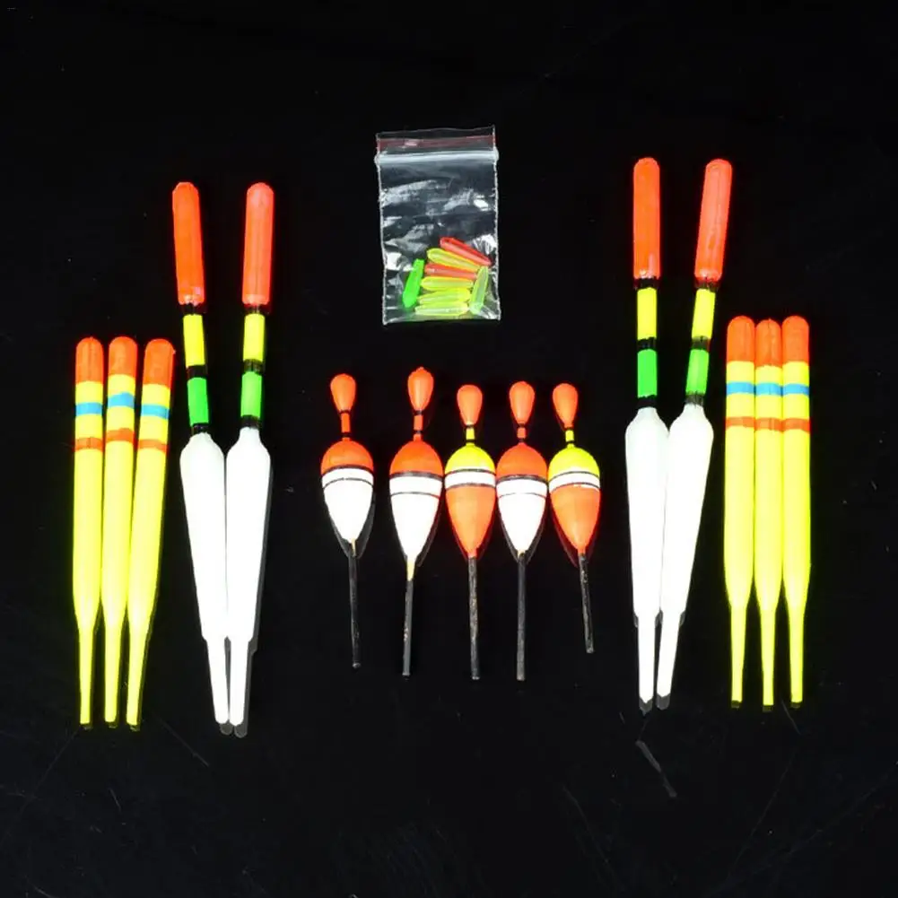 15PCS Floating Fishing Buoy Set Fishing Supplies Fishing Float Setin