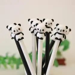 1 шт творческий Kawaii Panda гелевая ручка 0,5 мм чернил Пластик черные чернила для ручки ручка сувенир канцелярские школы и офиса