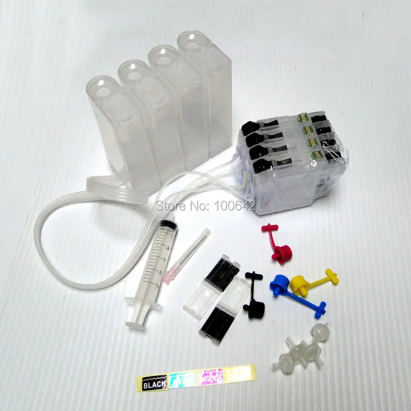 

1 set CISS ink cartridge LC223 with chip for Brother DCP-4120DW MFC-J4420DW MFC-J4620DW MFC-J4625DW MFC-J5320DW