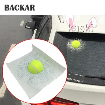 

Backar Universal Auto Car Styling Creative Tennis Hits Car Window Sticker For Volkswagen Ford Suzuki Opel Mitsubishi Accessories