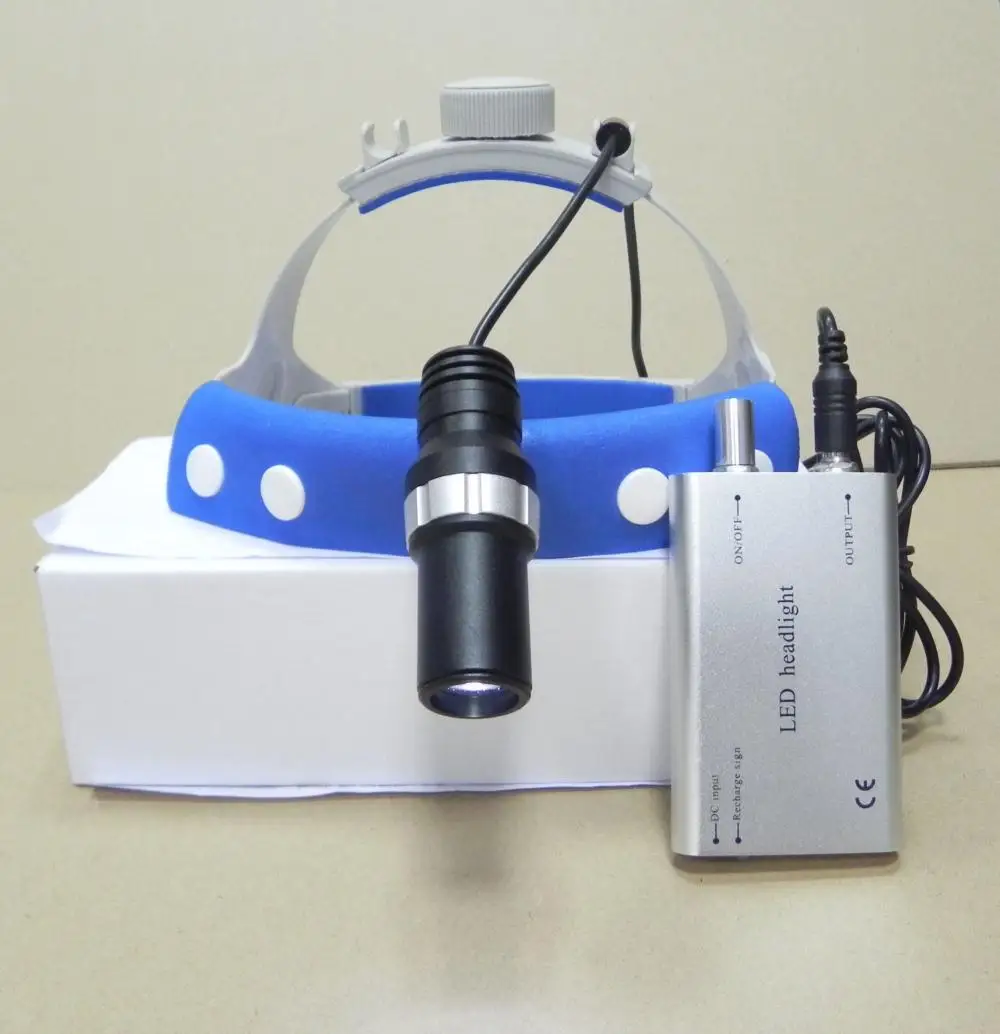 Free shipping headset headlights surgery Dentistry Dental medical examination lamp lights binocular magnifier