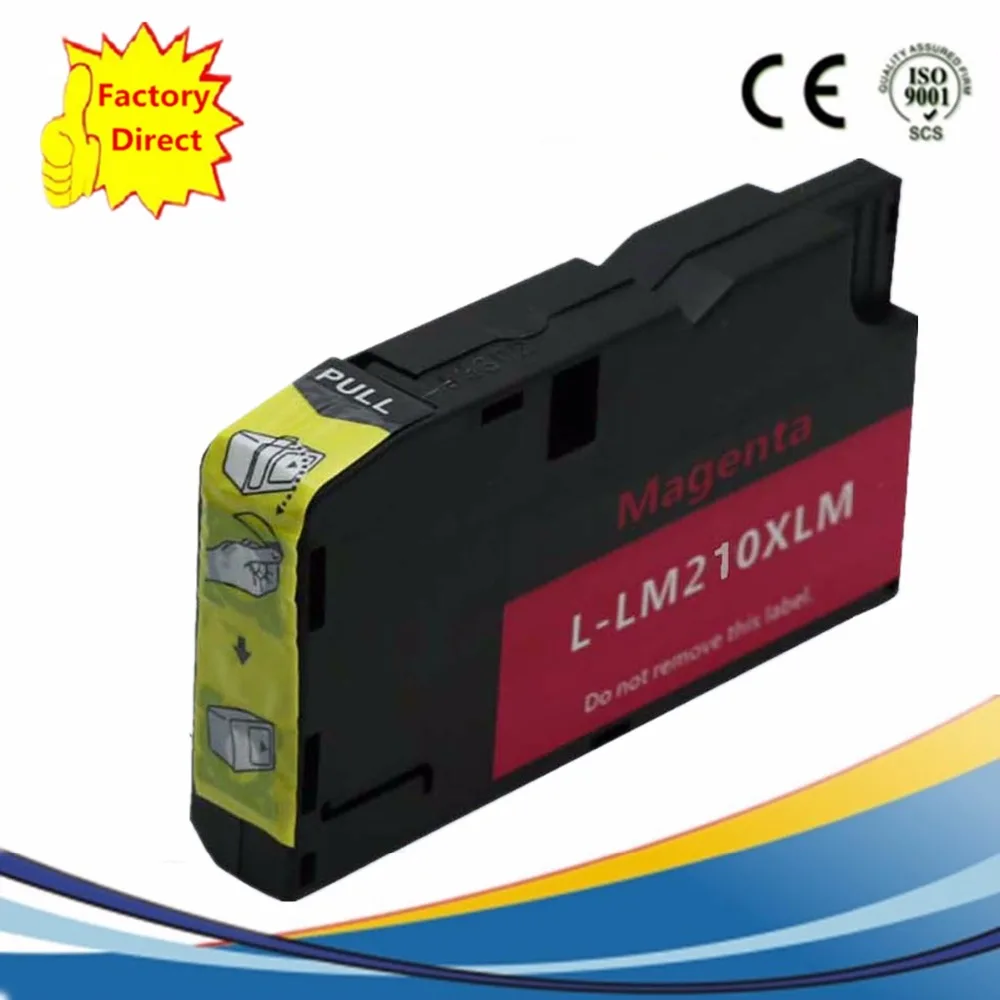 LM210XLBK LM210XL LM 210XL LM210 210 Замена чернильных картриджей для Lexmark OfficeEdge Pro4000c Pro4000 Pro5500