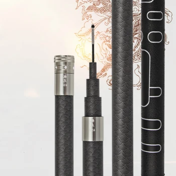 

New Fishing Rod Carp Fish Rod 19 Tone Taiwan High Carbon Superhard Ultralight Hand Rod Black Pit Fishing Pole Pesca Equipment