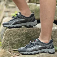 Водонепроницаемого материала; водонепроницаемая обувь на открытом воздухе Aqua пляжная дышащая, комфортная обувь свет Вес водонепроницаемые сандалии; спортивная обувь для мужчин на босу ногу; большие размеры;# D