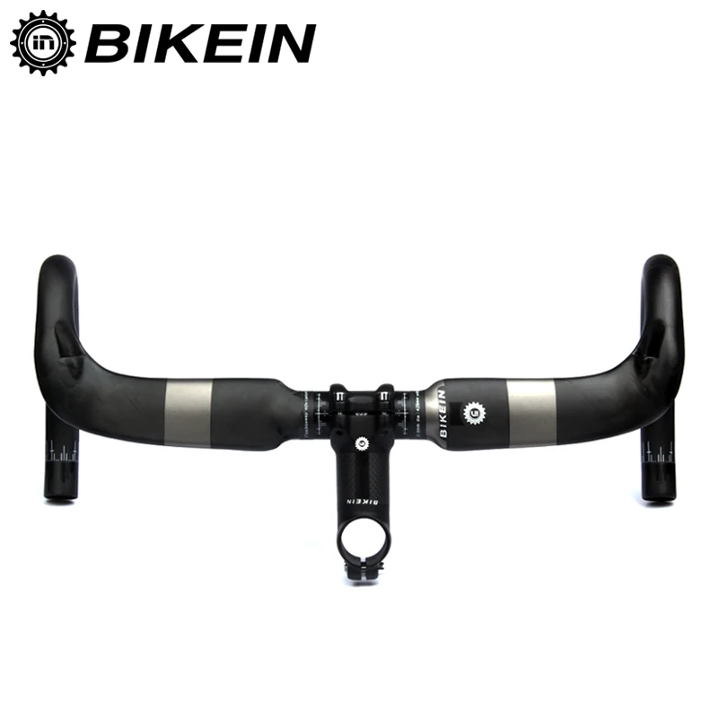 BIKEIN Ultralight Carbon Cycling Road Bike Handlebar 400/420/440mm