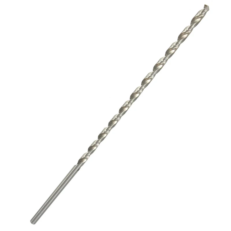 1pcs HSS 200mm Straight Shank Round Twist Drill Bit for Metal Power Tools 4-10mm