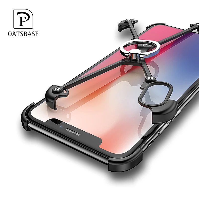 OATSBASF X чехол в форме для iPhone XS из алюминия на 360 градусов ударопрочный