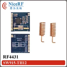 4 шт./лот 20 МВт небольшой мощности беспроводной модуль и Si4431 FSK 915 МГц беспроводной приемопередатчик модуль RF4431