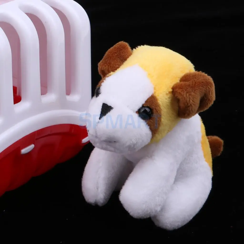 Dollhouse Nursery Room Baby Simulation Animal Carrier Pet Cage Model Furniture for MellChan 9-11inch Reborn Doll Playset Toy
