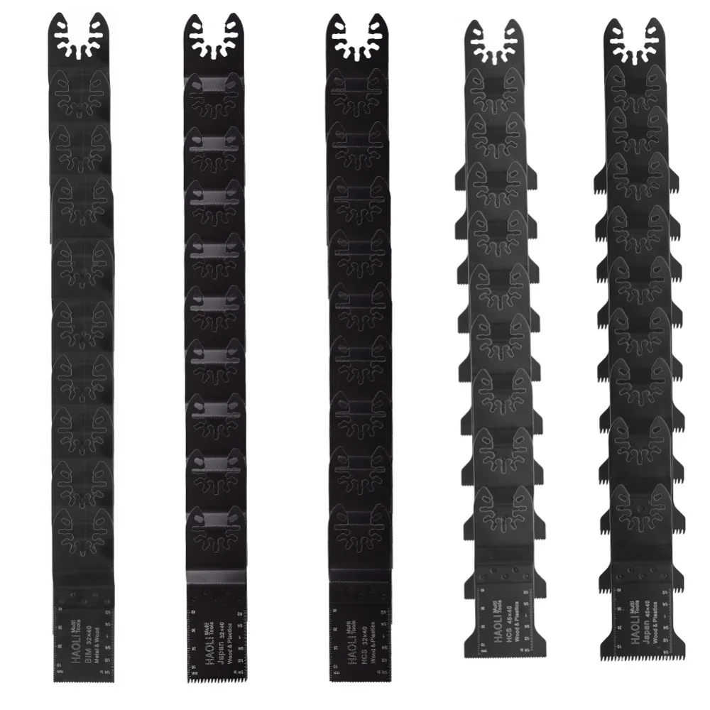 

50 pcs Quick Release Oscillating Tool Saw Blades Accessories Fit for Multimaster Power Tools as Dewalt,Black & Decker,Dremel