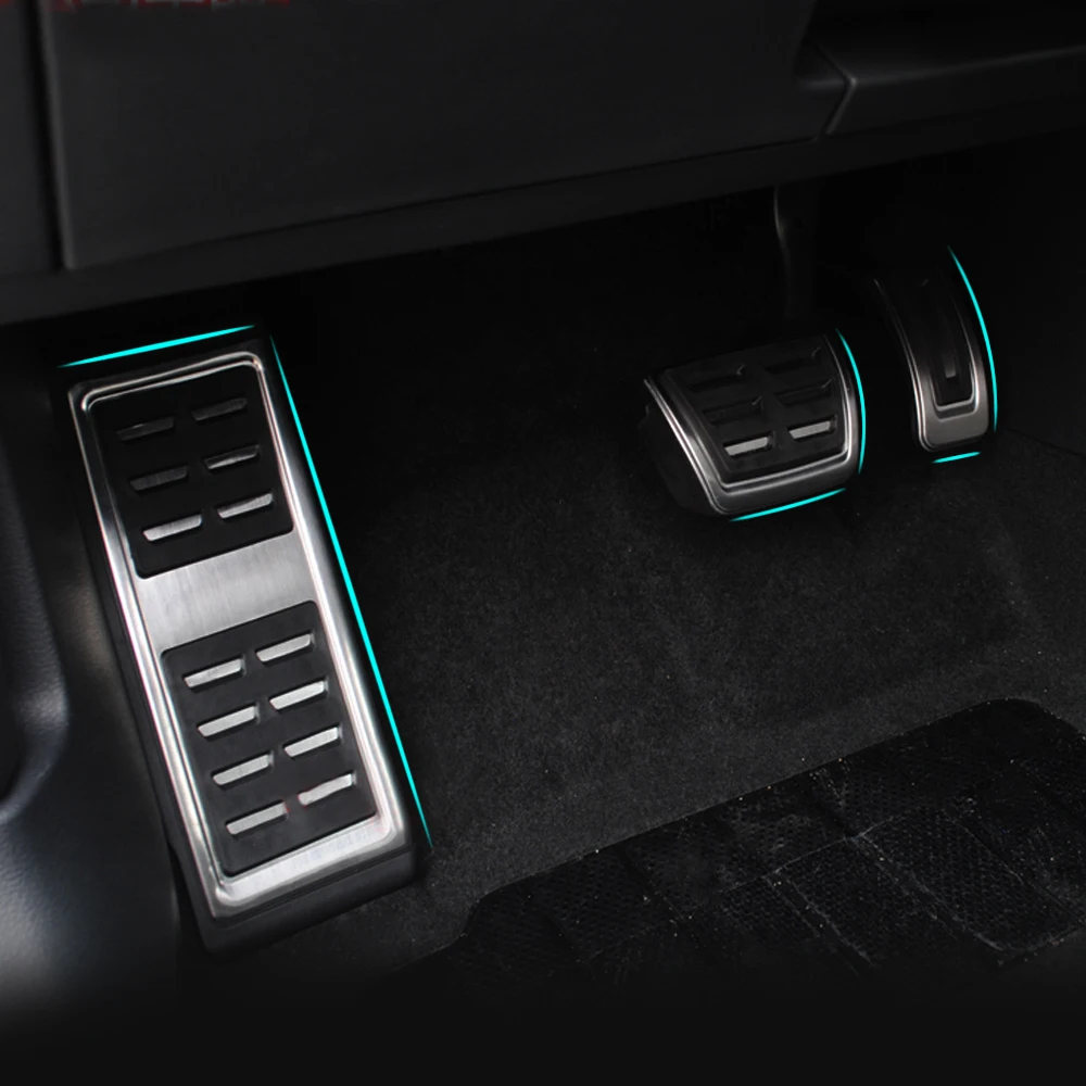 Car Clutch Brake Accelerator Pedal Footrest Pad Covers For Volkswagen