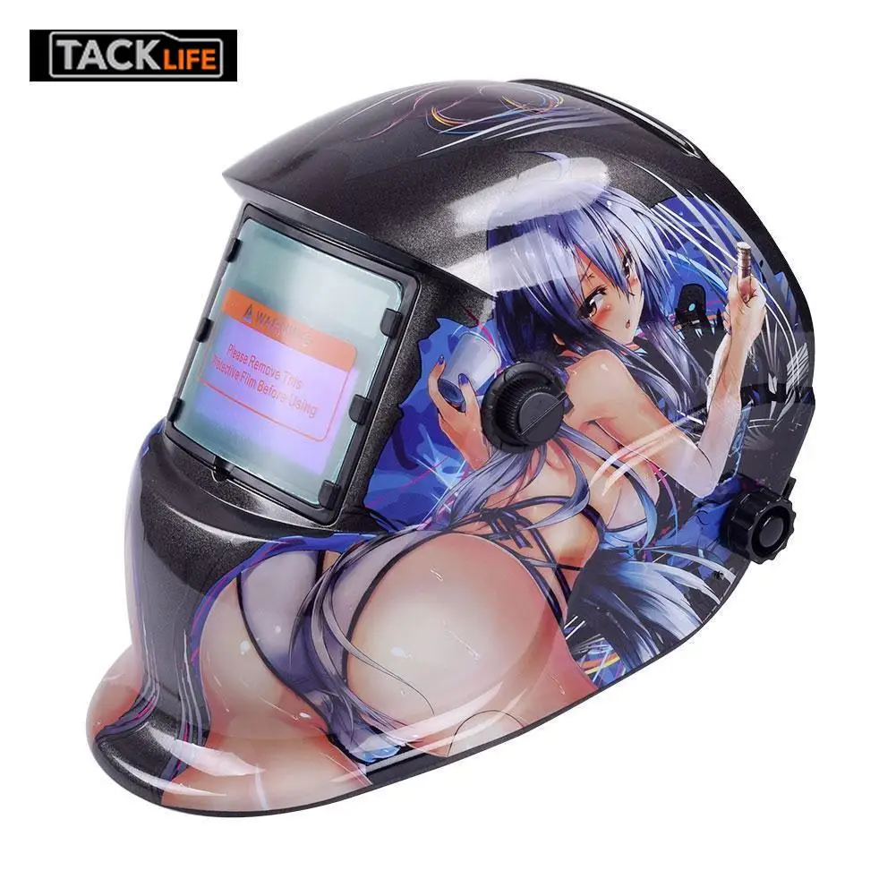 New Solar Auto Darkening LCD Welding Mask Tig Mig Electric Welding Helmet Mask Cap Sale Soldering Supplies