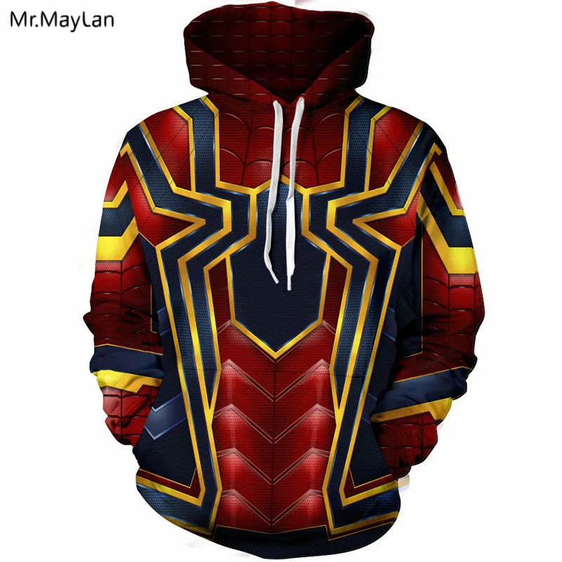 

Movie Avengers Infinity Wars Print 3D Men/Women Hoodies Sweatshirts Coats Hooded Jackets Spring Autumn Red Fashion Tracksuits