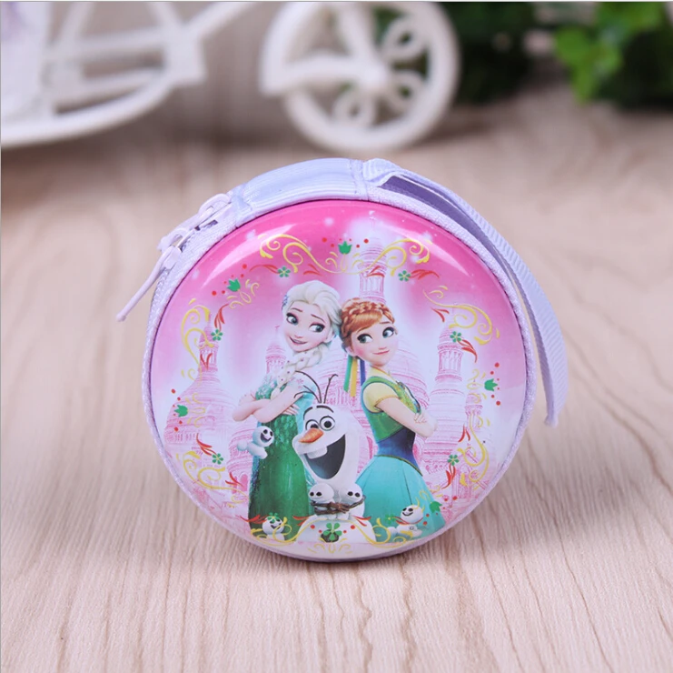 

1pcs lovely Ice queen cartoon girl coin purses child change purse,lady students princess zero wallets bag Free shipping