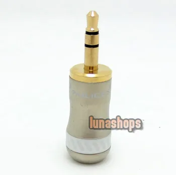 

Pearl White Pailiccs Plug Audio Connector 3.5mm male adapter For DIY Solder LN003279