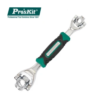 

Pro'skit Multi-Purpose Socket Wrench 360 - Degree Rotation Transform Sleeve Removed Variety Shape Screw Non-Slip Wear-Resisting