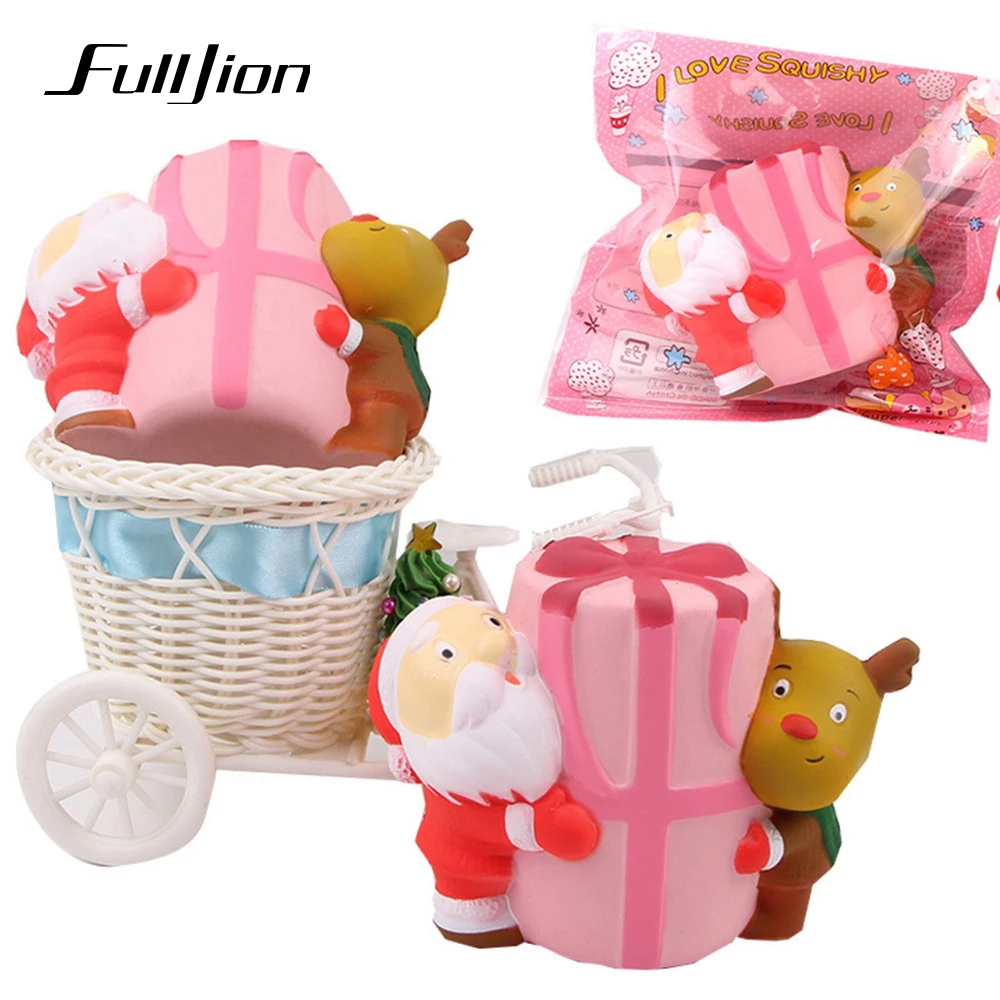 Fulljion Squishy рождественские подарки приколы розыгрышки Новинка кляп игрушки гаджет
