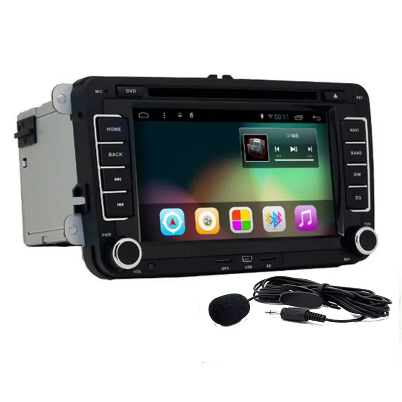 

2 Din Android 8.0 Car Radio Stereo GPS Navigation for VW GOLF 6 Polo Bora JETTA MK4 B6 PASSATA Support OBD Steering Wheel