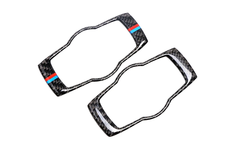 Для BMW E90 E92 E93 2008 2012Interior из углеродного волокна переключатель фар кнопки крышка