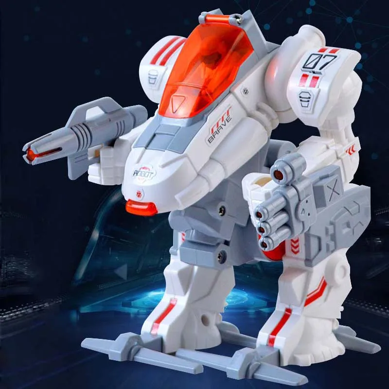 

Intelligent Induction DIY Robot Assembled Electric Robot Toy With Remote Control Obstacle Avoidance Kids Educational Toys #E