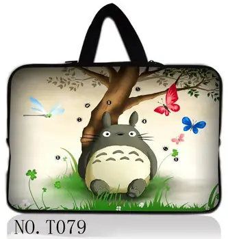 

Cute Totoro Laptop Sleeve Canvas Notebook Case Bag For 10" 11" 11.6" 12" 13" 13.3" 14" 15" 15.6" Macbook Dell HP Samsung