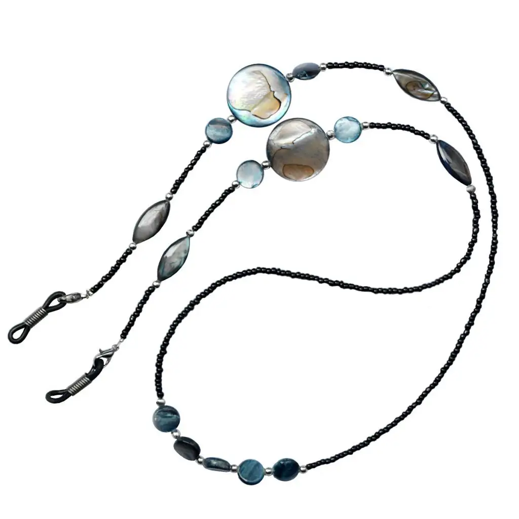 Beautiful Beaded Eyeglasses Lanyard Rope Cord Beads Sunglasses Reading Glasses Strap Holder Outdoor 70cm/27.5 inch