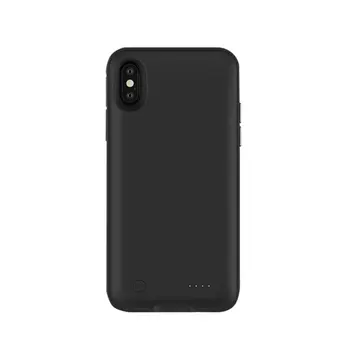 

Wireless 5000mAh Back Clip Battery Charger Case Power Bank For iphone X Mobile Phone Holder Function Power Case with LED light