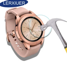 Lerxiuer стекло для samsung galaxy watch 46 мм galaxy watch 42 мм Анти-шок Смарт часы Закаленное стекло Защитная пленка для экрана