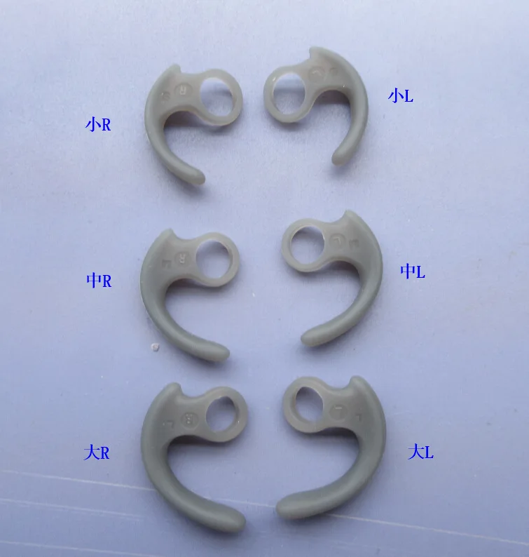 

3pairs/6pcs 7.8mm Earphone Earbud Silicone Ear Hooks Accessory kit Earhook Ear Hook For MDR-XB50BS Sports Running Earphone