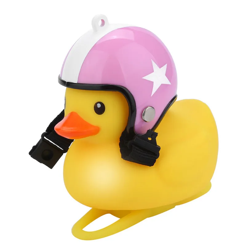 Night Light For Children Cartoon Duck Shape Shining Duck Bells Bedside Lamp Hone Garden Light Silicone Night Lamp 40JUN529