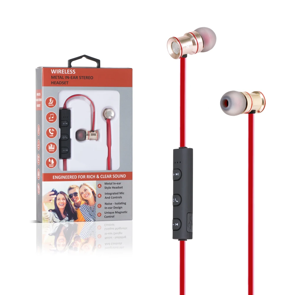 ZIPOM Беспроводной Bluetooth стерео Headeadphone Earphoset V4.1 Шум снижения наушники с