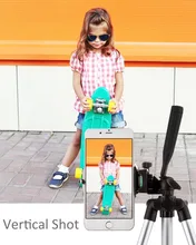 43 inch Phone Holder with Remote Mobile Phone Tripod Stand