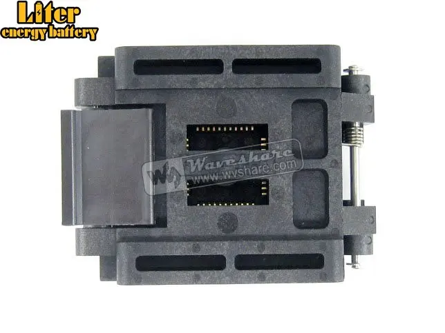 Бренд Enplas QFP44 FPQ-44-0.8-19 Enplas IC Тест-загоревшая розетка блок-адаптер 0,8 мм Шаг TQFP44 FQFP44 PQFP44