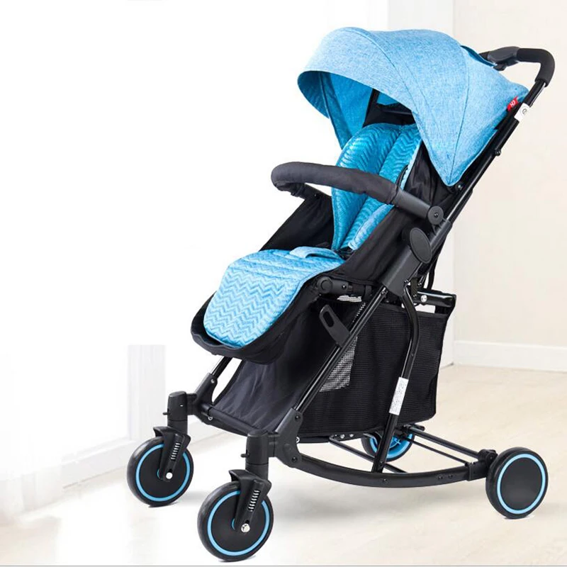 

2018 new multi-function folding baby stroller suitable for newborn umbrellas can sit can lay high landscape stroller