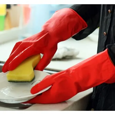 Home Flocking to thicken the font b household b font font b gloves b font Kitchen