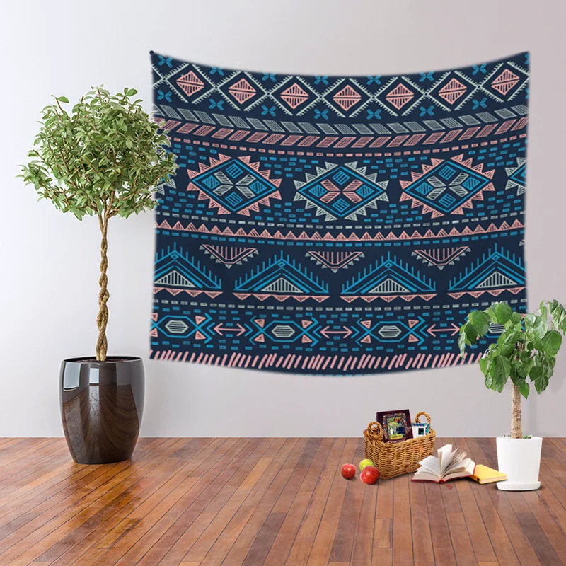 Bohemian Tapestry Geometry Decorative Cloth Yoga Background Tapestries