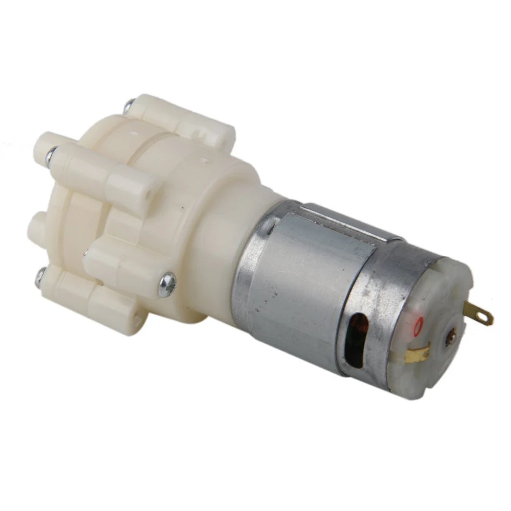 DC 12 V электрический мотор лоток для горшков мини шестереночный водяной насос белый