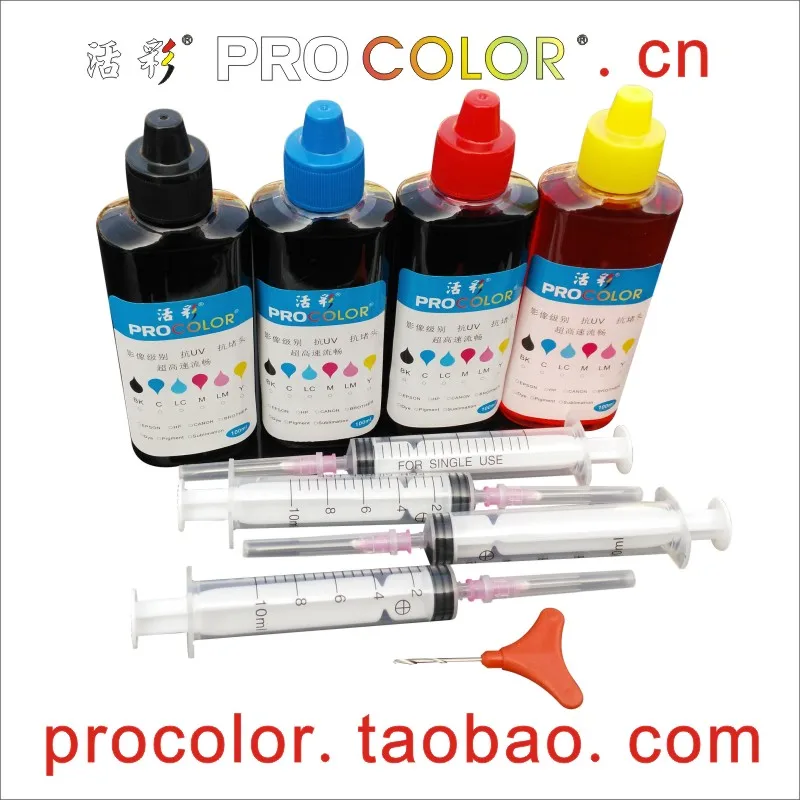 

Dye ink refill kit for hp 650 651 652 662 300 301 302 21 22 27 28 56 57 60 61 62 121 122 140 141 901 350 351 304 inkjet printer