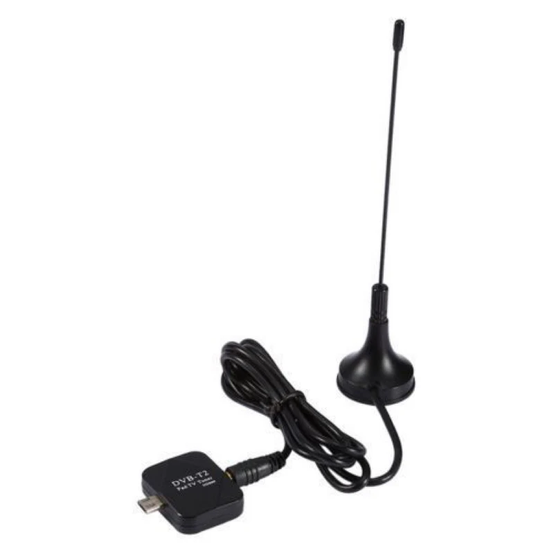 Compatible con DVB-T2 DVB-T Kafuty Adaptador USB para sintonizador de TV Digital para teléfono móvil Android Tabletas Receptor OTG con Antena 