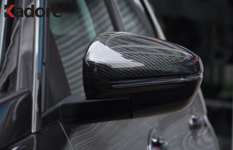 Для Peugeot 3008 GT 2016 2019 2020 хромированный чехол из углеродного волокна для боковой