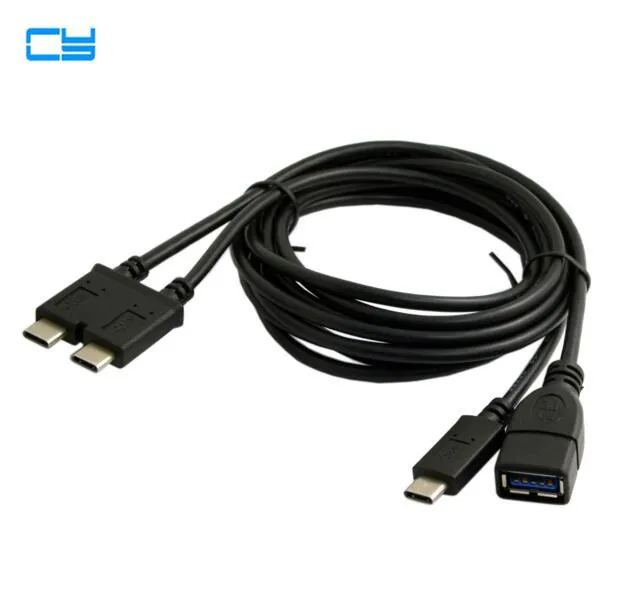 Двойной двойной кабель USB 3 1 Type C для USB-C и 0 USB3.0 Женский OTG передачи данных нового 13