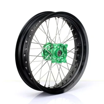 

BIKINGBOY 3.5*17" MX Supermoto Front Wheel Rim Hub 36 Spokes For KAWASAKI KX250F KX450F 06 07 08 09-17 KX125 KX250 06 07 08-13