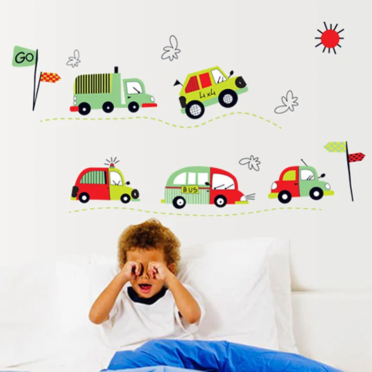 

Road Wall Stickers Children Room Home Decor Road Vinyl Kids Room Decal Baby Room Decor