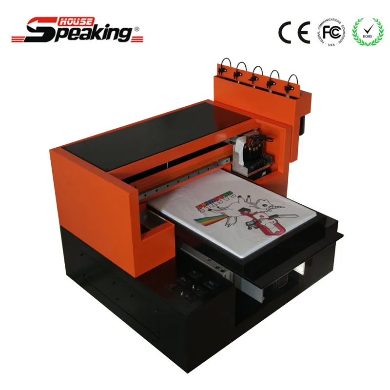 

3D industrial textile fabric printing machine A3 8 color