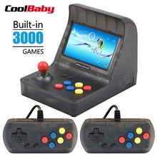 Портативная ретро мини портативная игровая консоль 4,3 дюймов 64bit 3000 видеоигры Классическая семейная игровая консоль подарок ретро Аркада