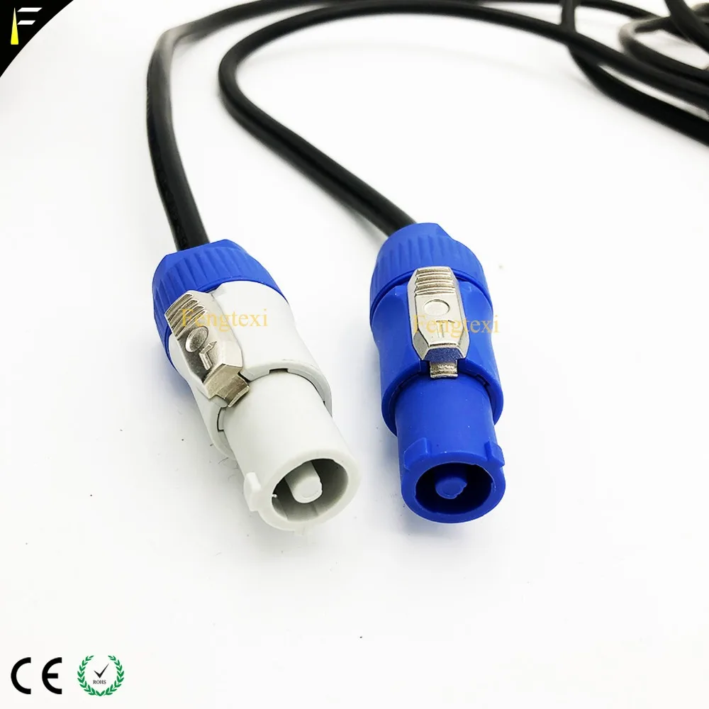 US $50.00 Stage Light Powercon in and out Cables Simple Connector 2m5m10w Optional Power Twist Link Cable NC3FCA blue NC3FCB bluegrey